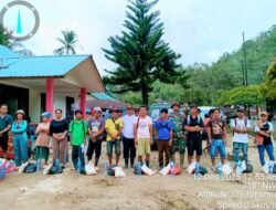 Satuan TNI dari Kodam I/BB, Brigif 7/RR Yonif 125 Simbisa, Yonif 122/TS dan PU Balai Wilayah Sungai Sumut Salurkan Bantuan Kemanusiaan