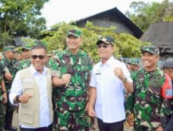 Bupati Tapteng Sambut Kedatangan Pangdam I/BB di Bandara Dr. FL Tobing, Pinangsori