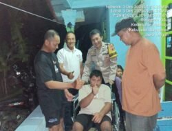 Slamet, Penyandang Disabilitas Sokawera, Terima Kursi Roda Baru Dari Sekda