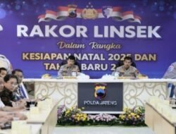 Rakor Lintas Sektoral Polda Jateng Bahas Strategi Pengamanan Natal dan Tahun Baru 2026