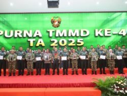 Pangdam IV/Diponegoro Hadiri Rapurna TMMD ke-46 TA 2025 di Mabesad
