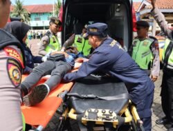 Pelatihan Tanggap Bencana Digelar Polres Kebumen, Warga Diminta Kompak Siaga