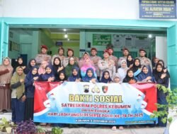 Peringati Hari Jadi ke-78 Fungsi Reserse, Satreskrim Polres Kebumen Gelar Bakti Sosial di Panti Asuhan Yatim ’Aisyiyah