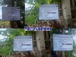 11 Paket Bantuan Proyek Pertanian Yang di Kerjakan Gapoktan Sri Rejeki Desa Muktisari, Diduga Hasil Produk Nepotisme