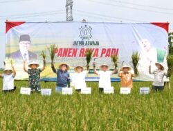 Pangdam IV Diponegoro Dampingi Menko Pangan RI Kaksanakan Panen Raya Padi di Kabupaten Tegal