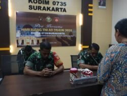 Kodim 0735/Surakarta Gelar Do’a Bersama Memperingati Hari Juang TNI AD Ke-80 Tahun 2025