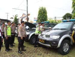 Polres Kebumen Cek Kesiapan Sarpras Jelang Operasi Lilin Candi 2025