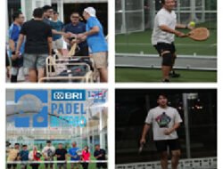 BRI Bintaro Gelar Olahraga Padel Bersama Nasabah Merchant Ayam Kelopoe