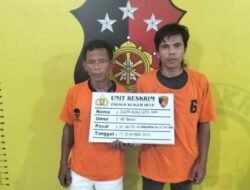 Polsek Kualuh Hulu Ringkus Dua Pria Pengedar Sabu di Aek Kanopan Timur