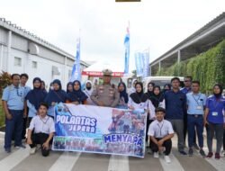 Satlantas Polres Jepara Edukasi Safety Riding ke Karyawan Industri