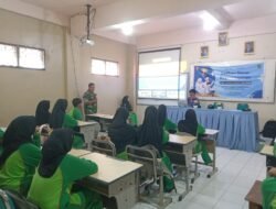 Disiplin Sejak Dini, Pelda Rudi Hariyono Berikan Materi Wasbang Dan Pelatihan PBB di SMA Islam 1 Surakarta