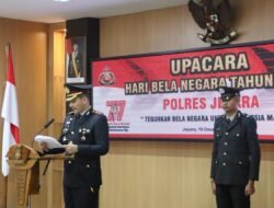 Kapolres Jepara Pimpin Upacara Hari Bela Negara ke-77 Tahun 2025