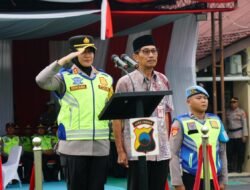 Kapolres Sragen Bersama Wakil Bupati Pimpin Apel Gelar Pasukan Ops Lilin Candi 2025