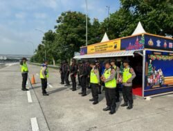 Semakin Prima, Pos Pelayanan Rest Area 538 A Sragen Terima Tambahan Personel Brimob