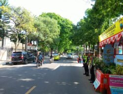 Jelang Perayaan Natal, Pos Pam Gereja Bethany Blora Fokus Jaga Kelancaran Lalu Lintas