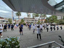 BRI KC Serang Gelar Senam Pagi, Dukung Budaya Kerja Sehat untuk Tingkatkan Produktivitas