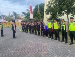 Natal 2025 Aman dan Kondusif, Polres Blora Gelar Sterilisasi Gereja