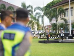 Kapolresta Banyumas Pimpin Apel Konsolidasi Evaluasi Pengamanan Libur Natal 2025