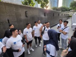 BRI KC Balaraja Gelar Jalan Sehat untuk Tingkatkan Work Life Balance Pekerja