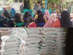 Pembagian Beras Sembako Secara Simbolis, Tanda Kepedulian Pemerintah Terhadap Kesejahteraan Warga