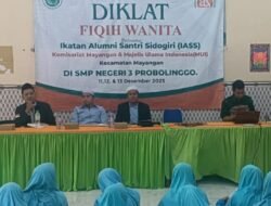 Pahamkan tentang Darah Kewanitaan, IASS dan MUI Kecamatan Mayangan Gelar Diklat Fiqih Wanita Sasar Siswi SMPN 3 Kota Probolinggo
