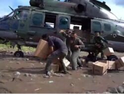 Dua Helikopter Caracal Kirim Bantuan ke Gayo Lues dan Takengon