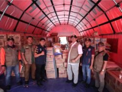 Dukungan 56 Ton Logistik dari Sumsel Tiba di Silangit, Siap Disalurkan ke Daerah Terdampak lewat Jalur Darat dan Udara
