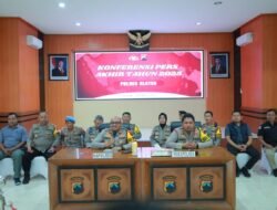 Rilis Akhir Tahun 2025: Polres Klaten Catat Kenaikan Kinerja, Penurunan Kejahatan Umum