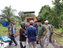 Bupati Pesisir Barat Sidak Pembangunan Jalan Sukabanjar–Pekonmon Dan Tinjau Renovasi UGD Puskesmas Ngambur