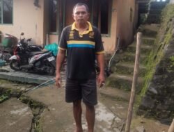 Akibat Bencana Alam Tanah Bergerak Di Desa Karangnangka Pagentan, 10 Rumah Tidak Bisa Di Huni Dan Puluhan Rumah Terdampak