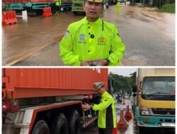 Banjir Rendam Jalur Pantura, Arus Pati–Rembang Tersendat hingga 3 KM, Polisi Lakukan Rekayasa Darurat