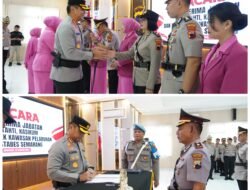 Kapolrestabes Tegaskan Amanah Jabatan Dalam Sertijab Pejabat Polrestabes Semarang