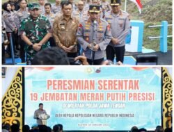 Kapolri Apresiasi Polda Jateng, 19 Jembatan Merah Putih Presisi Rampung Dibangun