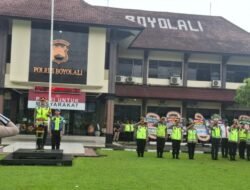 Polres Boyolali Gelar Apel Kesiapan Pengamanan Puncak Hari Desa Nasional 2026